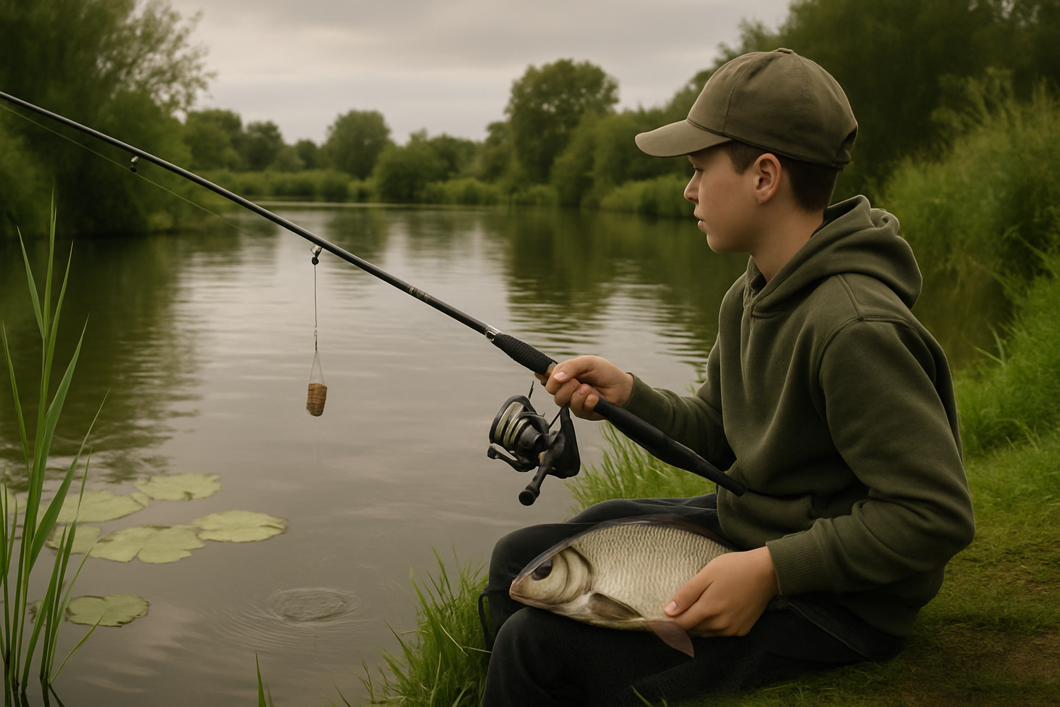Feeder Fishing for Junior Anglers at Summerhayes This Season