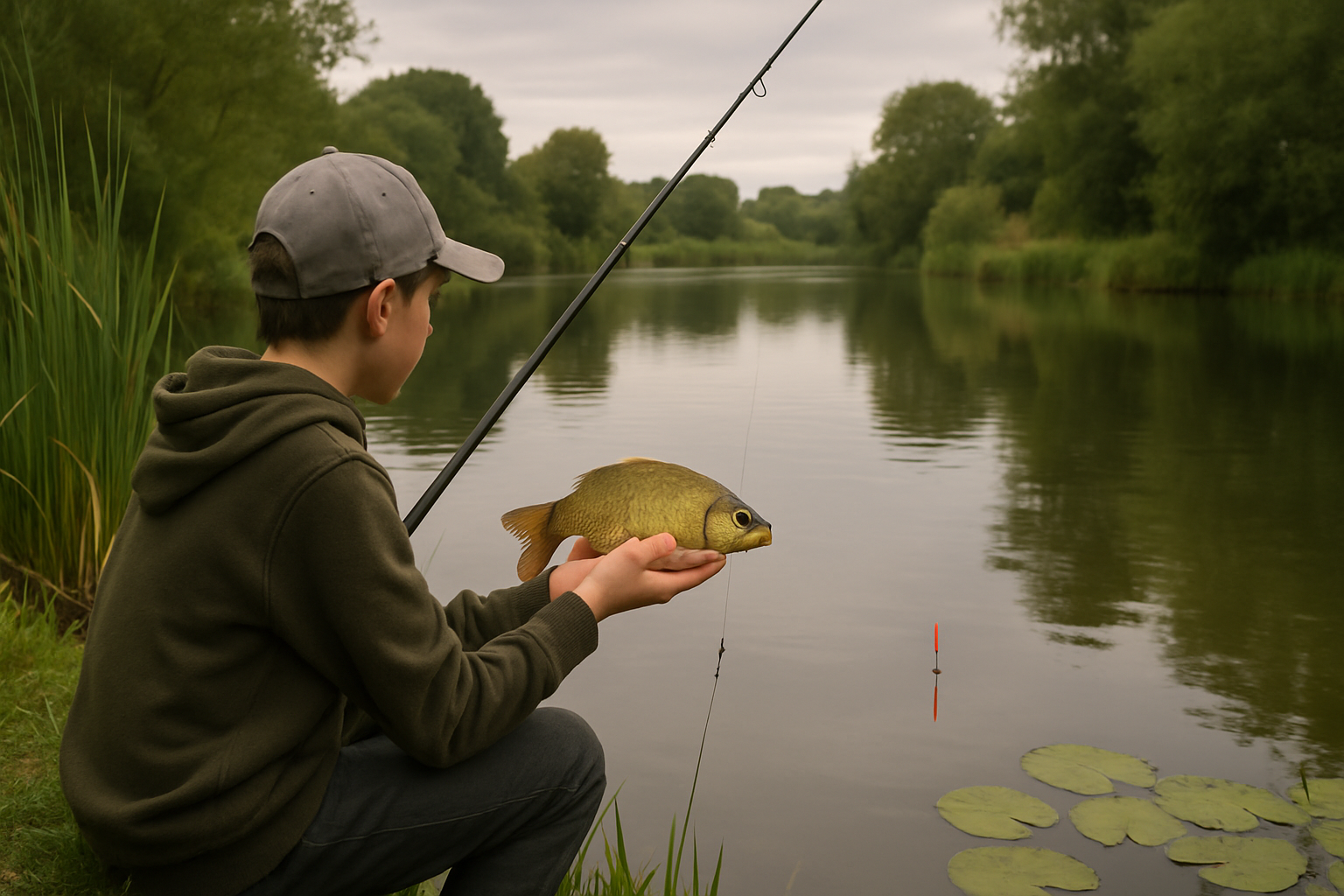 Crucian Carp Fishing for Junior Anglers: A Waterside Guide to Catching Somerset's Most Mysterious Pond Fish